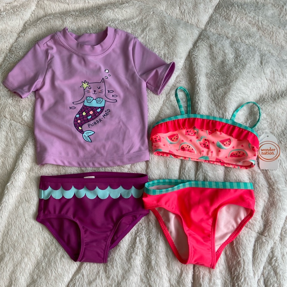 NEW Baby girl bathing suits